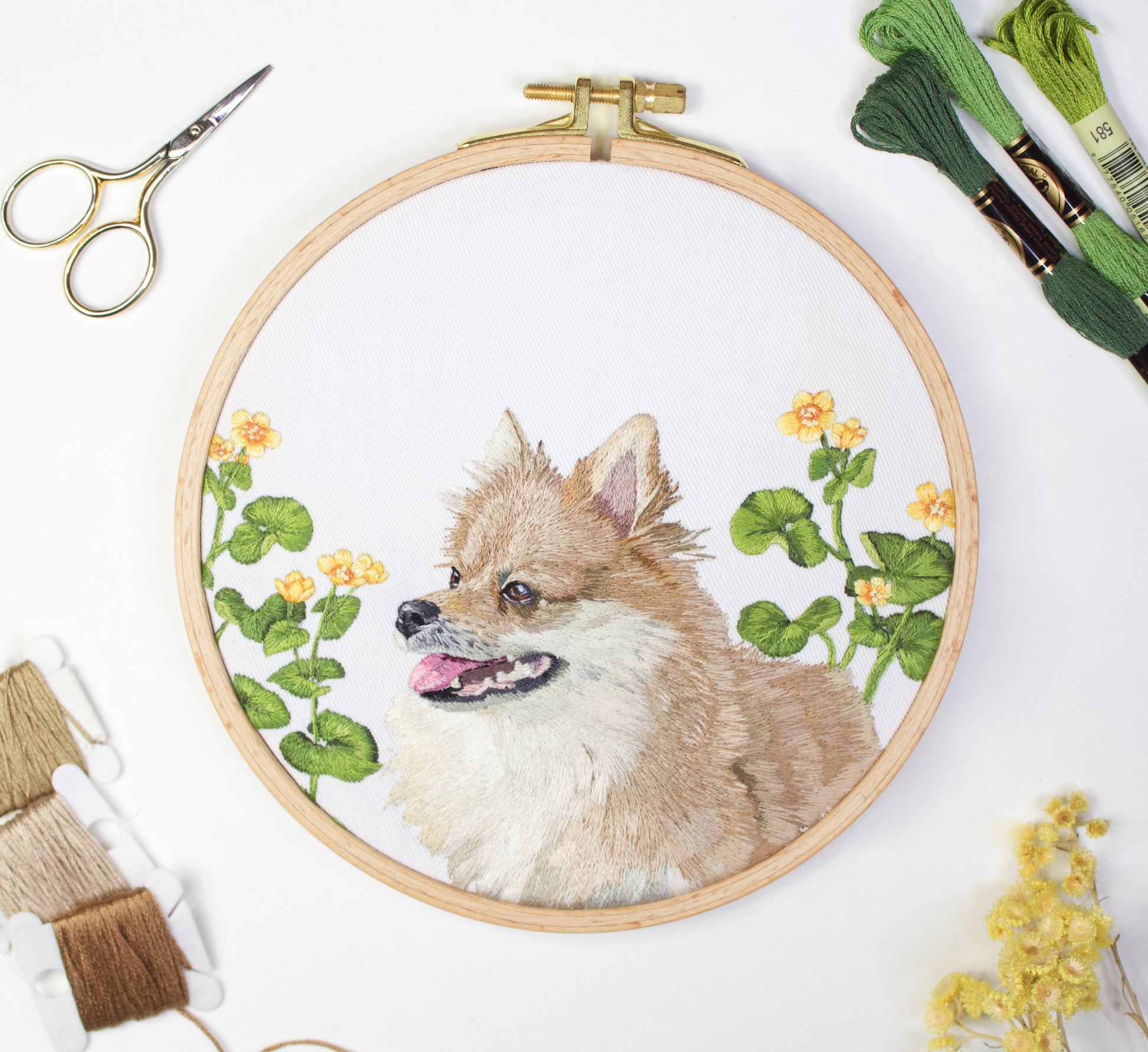Dog Pet Face Diamond Painting Design Embroidery Wall Decoration Display  Portrait